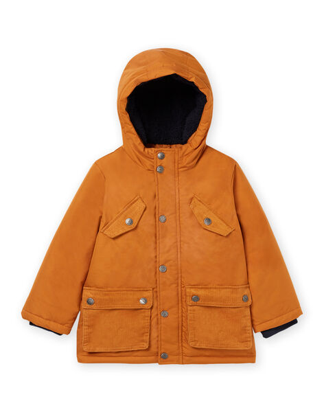 Parka tinta unita con cappuccio POGROPAR1 / 22W902F2PAR804