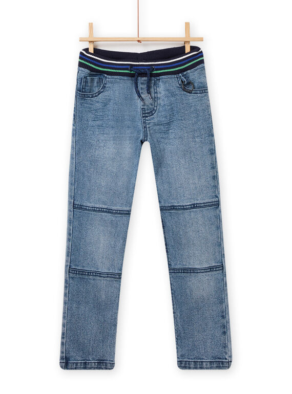 Jeans denim medio con elastico in vita neonato NOGAJEAN / 22S902O1JEAP274