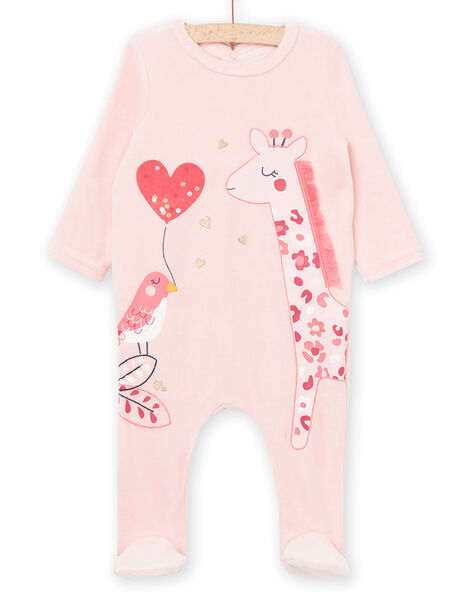 Tutina con motivo giraffa e uccello PEFIGREGIR / 22WH1321GRE309