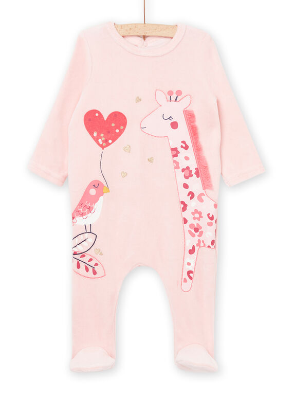 Tutina con motivo giraffa e uccello PEFIGREGIR / 22WH1321GRE309