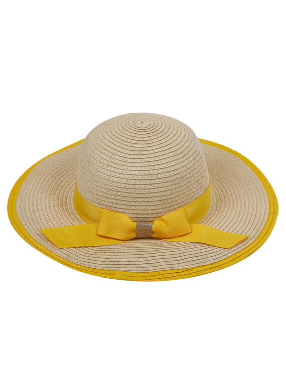 Cappello di paglia bambina con fiocco JYASOHAT2 / 20SI0181CHA009