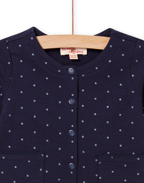 Cardigan navy neonata NIJOCAR3 / 22SG0963CAR070