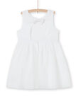 Abito senza maniche bianco con paillettes LAJAUROB2 / 21S901O1ROB000