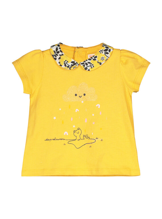 T-shirt colletto Peter Pan neonata FILIBRAEX / 19SG0922BRA103