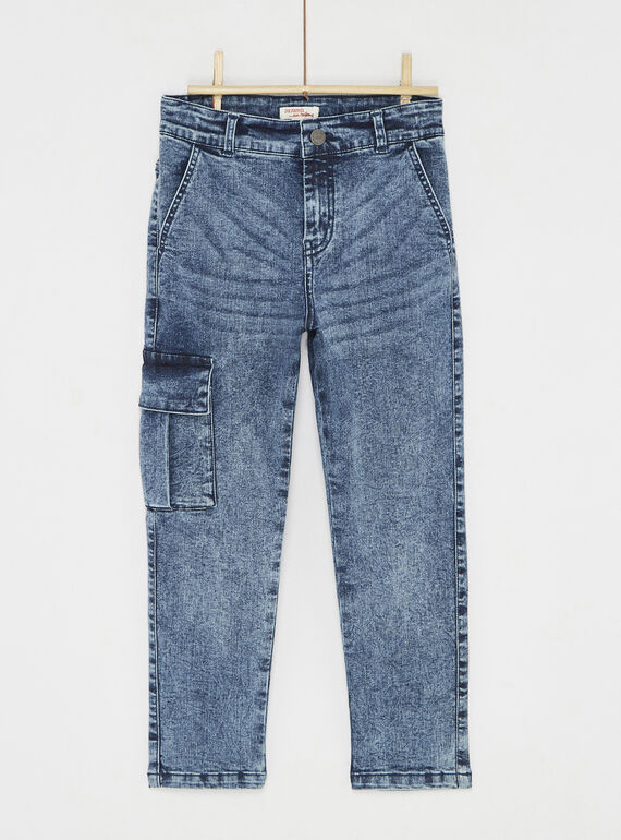 Jeans blu stile cargo SOLINJEAN / 23W902H1JEAP274