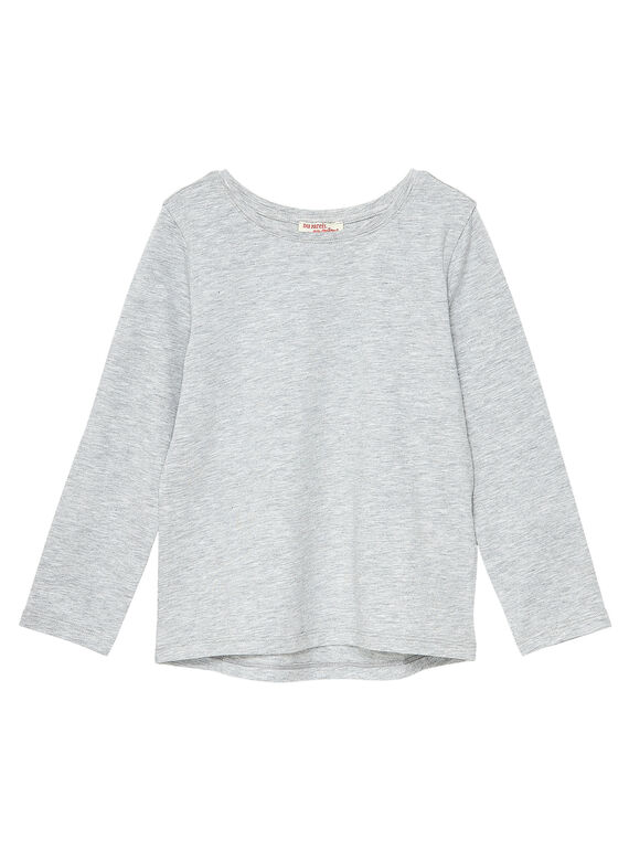 T-Shirt Maniche Lunghe Grigio Melange JAESTEE3 / 20S90164D32943