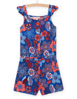 Tuta blu e rossa bambina NASANCOMB2 / 22S901S1CBL707