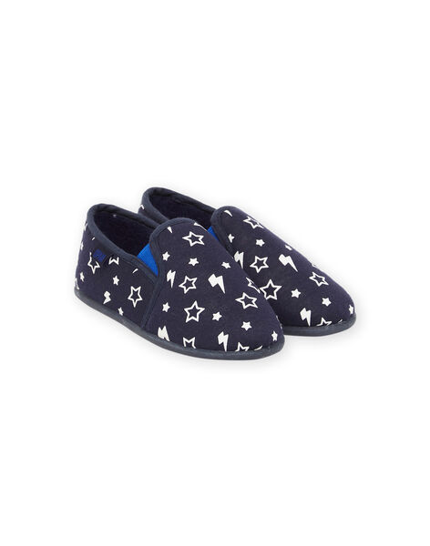 Babbucce slip-on con stampa stella e fulmine fosforescente POPANTPHOS / 22XK3641D0B070