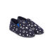 Babbucce slip-on con stampa stella e fulmine fosforescente