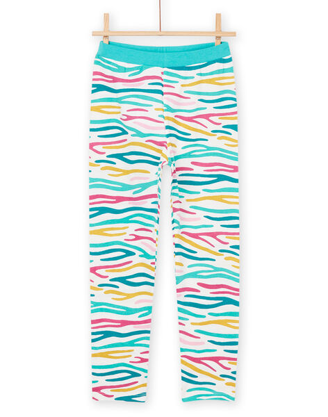 Pigiama lungo con motivo zebra 3 pezzi PEFAPYJZEB / 22WH1163PYG209