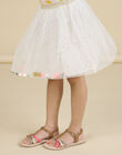 Gonna in tulle con glitter e pompon bambina NASOJUP1 / 22S901Q1JUP001