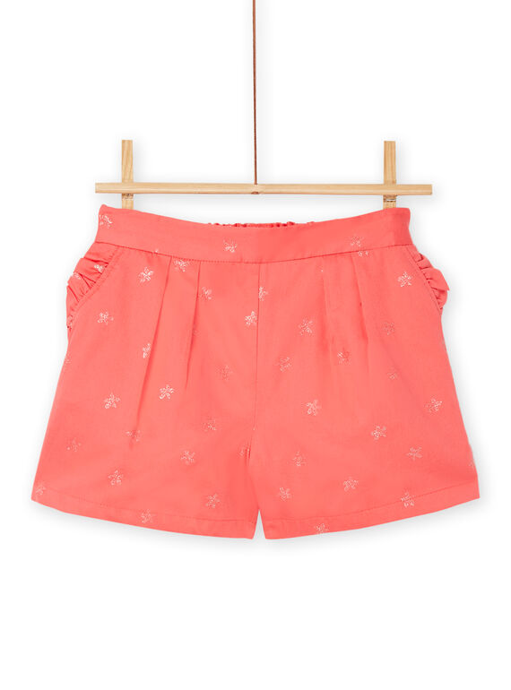 Shorts rosa con stampa a fiori RABUSHORT / 23S90141SHOE403