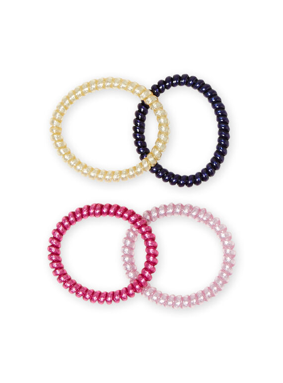 Set 4 elastici glitterati assortiti bambina MYAJOELA1 / 21WI01S4ELAH700