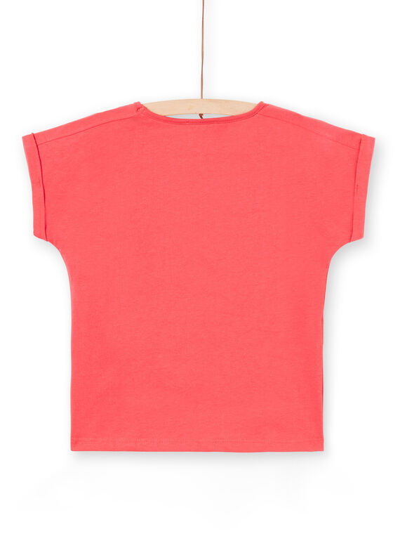 T-shirt a maniche corte rossa bambina LAHATI1 / 21S901X1TMCF506
