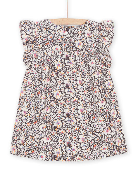 Abito con smock con stampa a fiori PIREROB2 / 22WG09T2ROBJ901