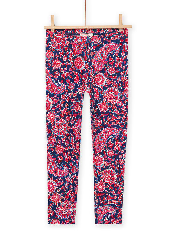 Leggings con stampa a fiori PYAGOLEG2 / 22WI01O2CALC220