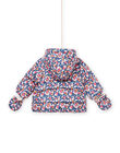 Piumino con stampa con cappuccio e muffole PIFLODOU / 22WG09F1D3EC220