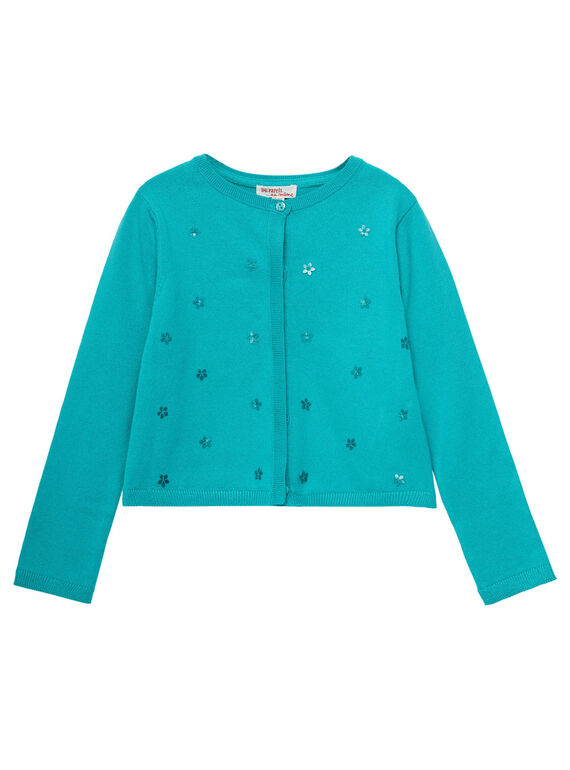 Cardigan maniche lunghe con paillettes JABOCAR2 / 20S901H1CAR209