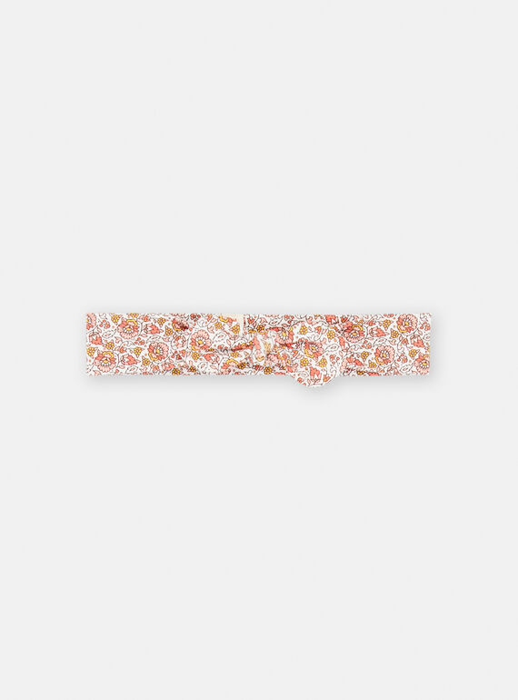 Fascia ecrù con stampa a fiori SYICOUBAN / 23WI09L1BAN001