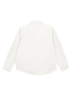 Camicia bianca in tessuto Oxford GOESCHEM2 / 19W902U1D4G000
