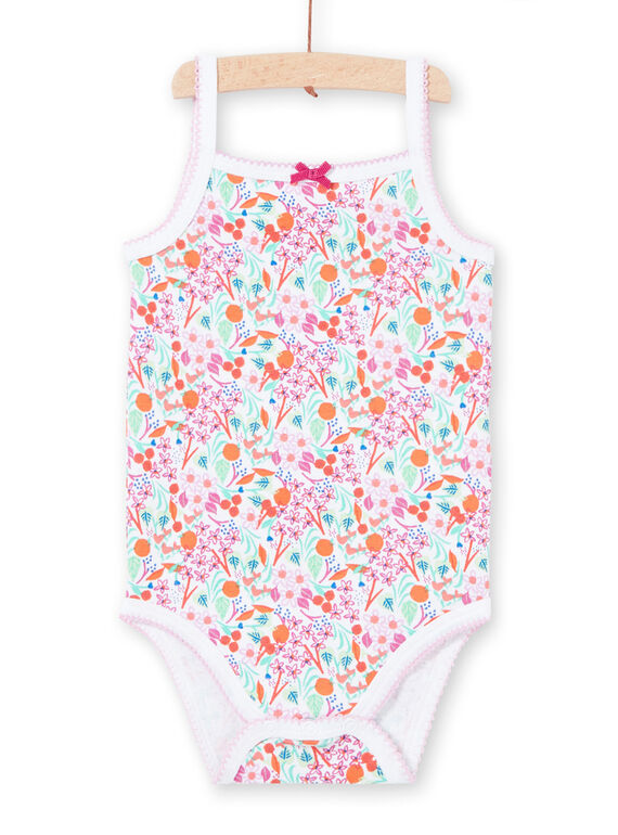 Body bianco con stampa neonata LEFIBODDES / 21SH13G2BDL000