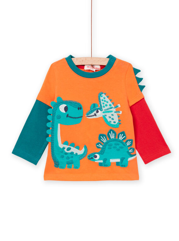 T-shirt maniche lunghe con motivo dinosauro multitecnico PUPRITEE2 / 22WG10P3TML405