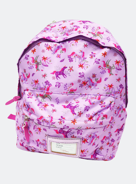 Zaino con stampa unicorno PYACLABAG / 22WI01J1BESH700