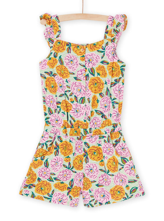 Tuta corta multicolore con stampa a fiori RAEXOCOMB2 / 23S901V2SAC001