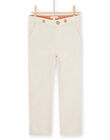 Pantaloni corda in lino con bretelle ROSOPAN2 / 23S90222PAN811