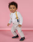 Pantaloni beige con bretelle amovibili RUNEOPAN / 23SG10O1PANI818
