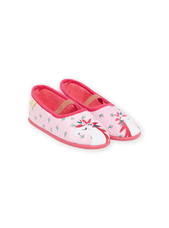 Ballerine rosa con motivi unicorni bambina NAPANTLICOR / 22KK3523D07030