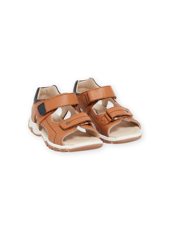 Sandali cammello in pelle ROSANDENZO / 23KK3666D0E804