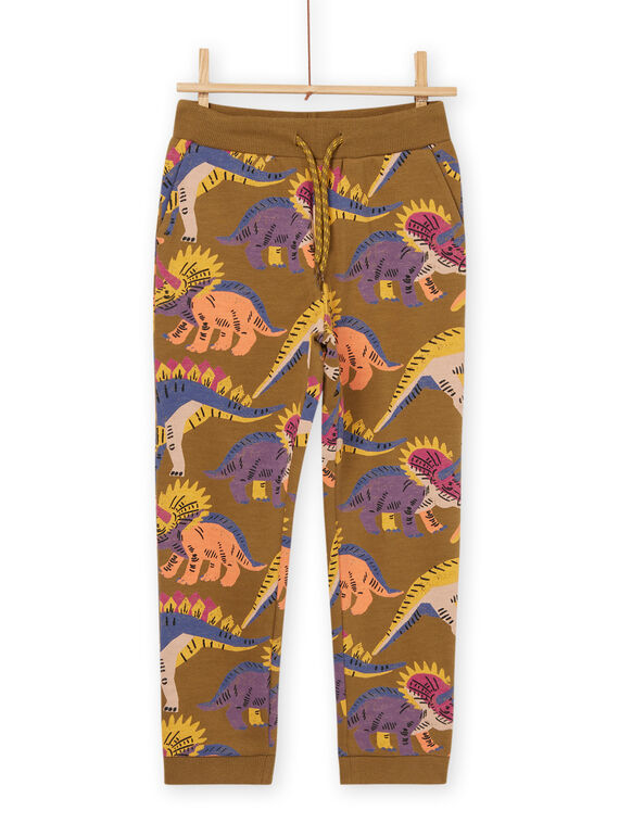 Pantaloni sportivi con tessuto felpato e stampa dinosauri ROMAGJOG / 23S902T1JGBG631