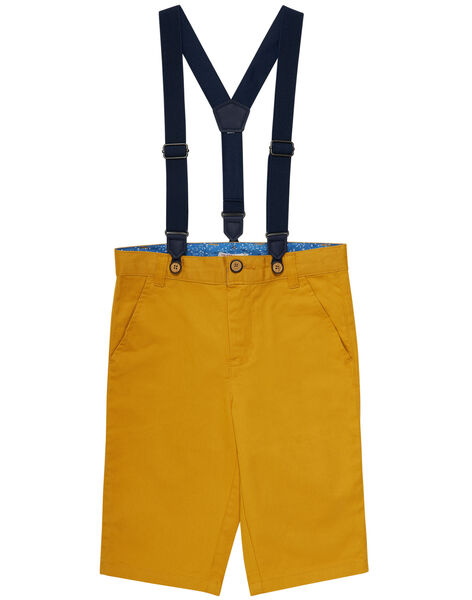 Indomitable civilization admiration Bermuda giallo mais bambino con bretelle : acquisto online - Catalogo DPAM  | DPAM