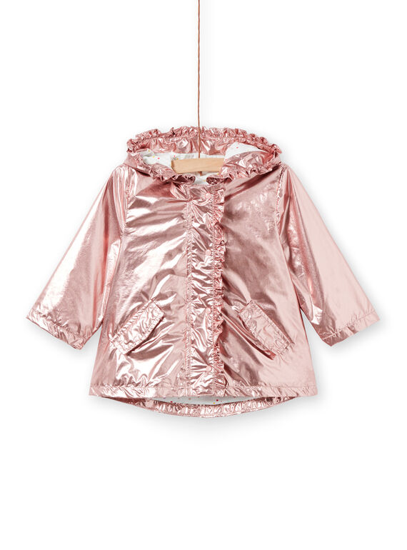 Parka rosa ramato neonata LIFANPARK / 21SG09R1PAR030