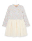 Abito a maniche lunghe in tulle PAREROB2 / 22W901T2ROB320
