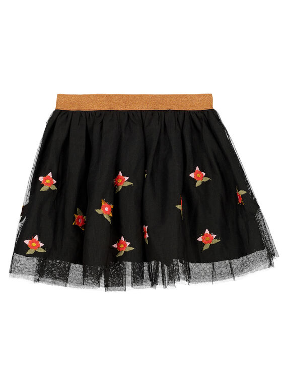 Gonna in tulle ricamato GABRUJUP2 / 19W901K2JUPI813