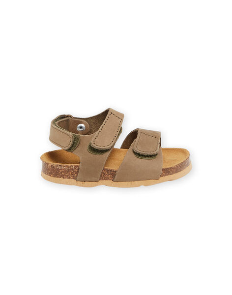 Sandali kaki in pelle RUNUKAKI / 23KK3861SLB604