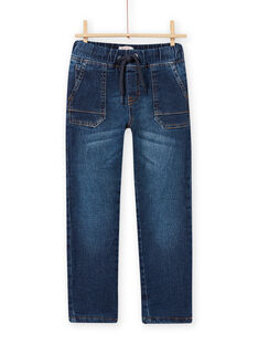 Jeans regular con fodera in pile bambino MOPLAJEAN / 21W902O1JEAP274