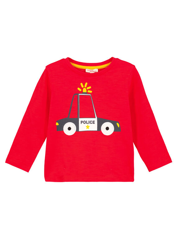 T-shirt collo rotondo Rossa maniche lunghe GOSANTEE4 / 19W902C2TML505