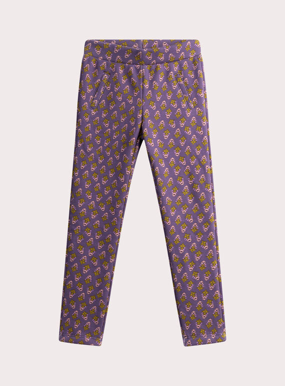 Pantaloni con fodera calda fantasia  WALANPANT2 / 25S90142PANH703