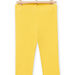 Leggings a costine giallo neonata
