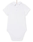 Body bianco con motivo coniglio e verdure nascita bambino NOU2BOD2 / 22SF0451BOD000