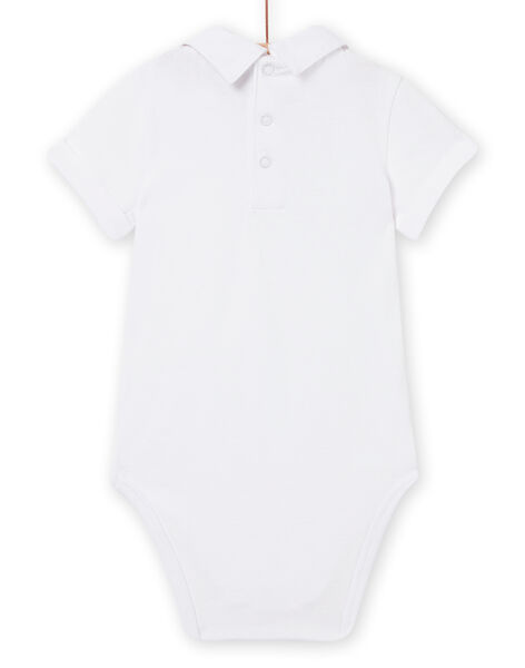 Body bianco con motivo coniglio e verdure nascita bambino NOU2BOD2 / 22SF0451BOD000