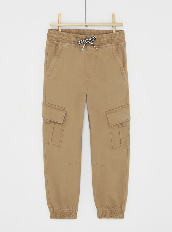 Pantaloni havana stile cargo SOLINPAN / 23W902H1PAN812