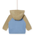 Cardigan blu ghiaccio e verde neonato NUSANGIL / 22SG10S1GIL219