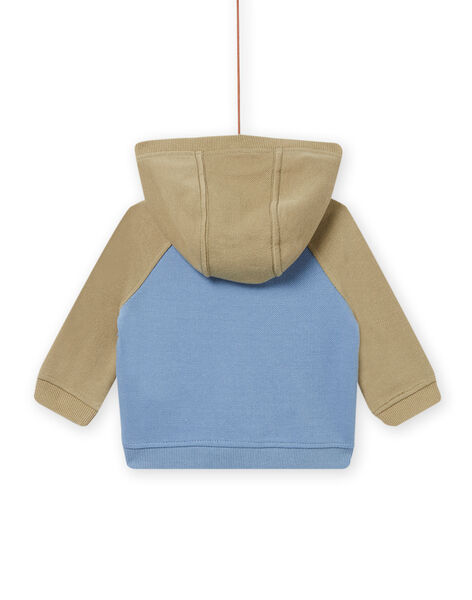 Cardigan blu ghiaccio e verde neonato NUSANGIL / 22SG10S1GIL219