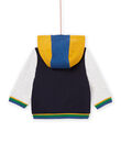 Cardigan multicolore con cappuccio PUMUGIL / 22WG10R1GILC205
