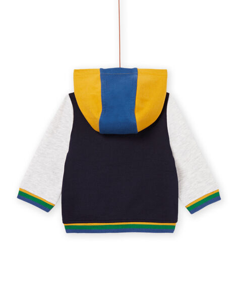 Cardigan multicolore con cappuccio PUMUGIL / 22WG10R1GILC205
