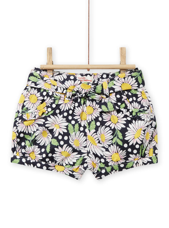 Shorts e cintura con stampa a fiori neonata NISOSHO / 22SG09Q1SHO001